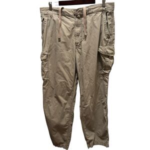 Aigle Men’s 38 x 32 Brown Cargo Hiking Outdoor Utility Pants Distressed Thrashed